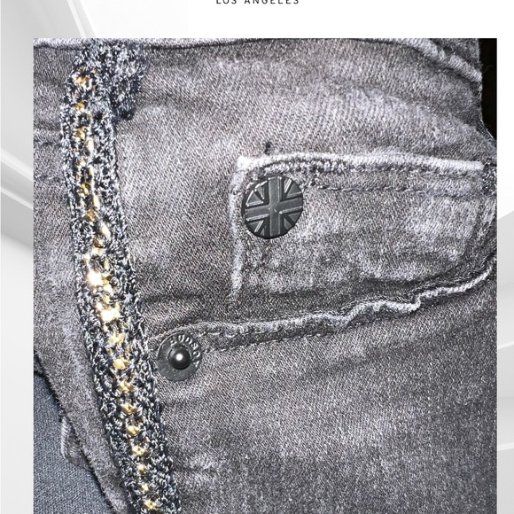 Hudson super skinny crop jeans sz 26 - Picture 8 of 8